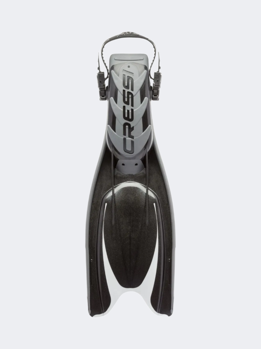 Cressi Frog Plus Unisex Diving Fins Black/Silver