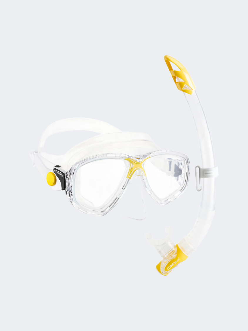Cressi Marea + Mexico Pro Combo Swimming Set Clear/Yellow