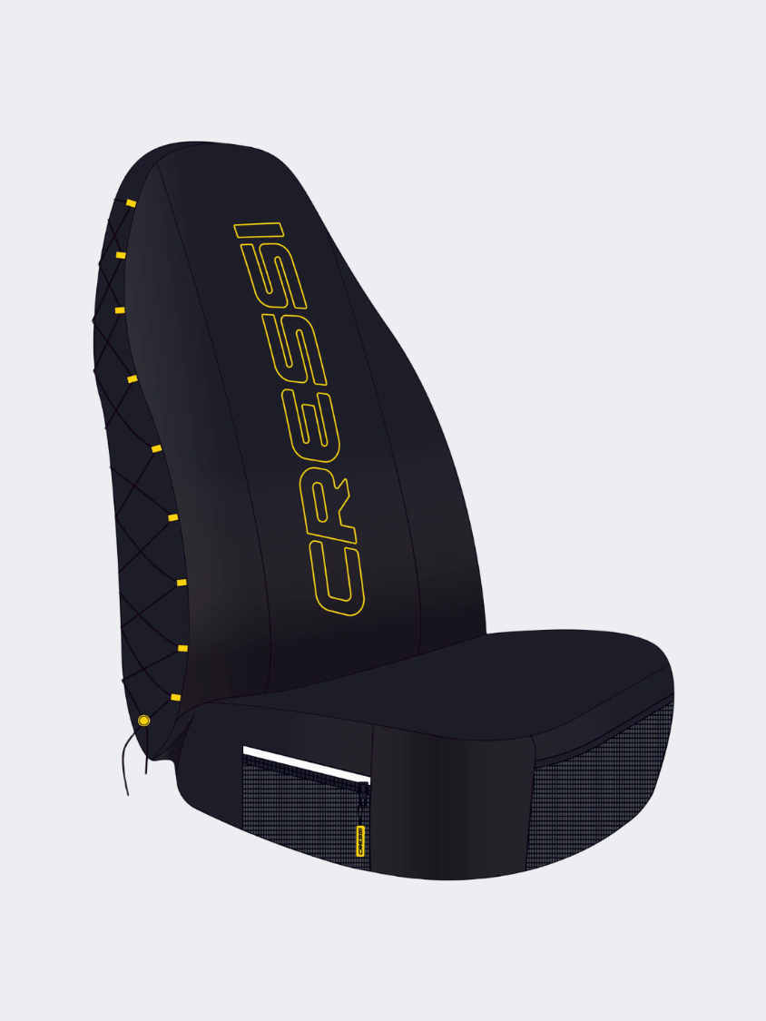 Cressi Car Seat Diving Cover Black/Yellow