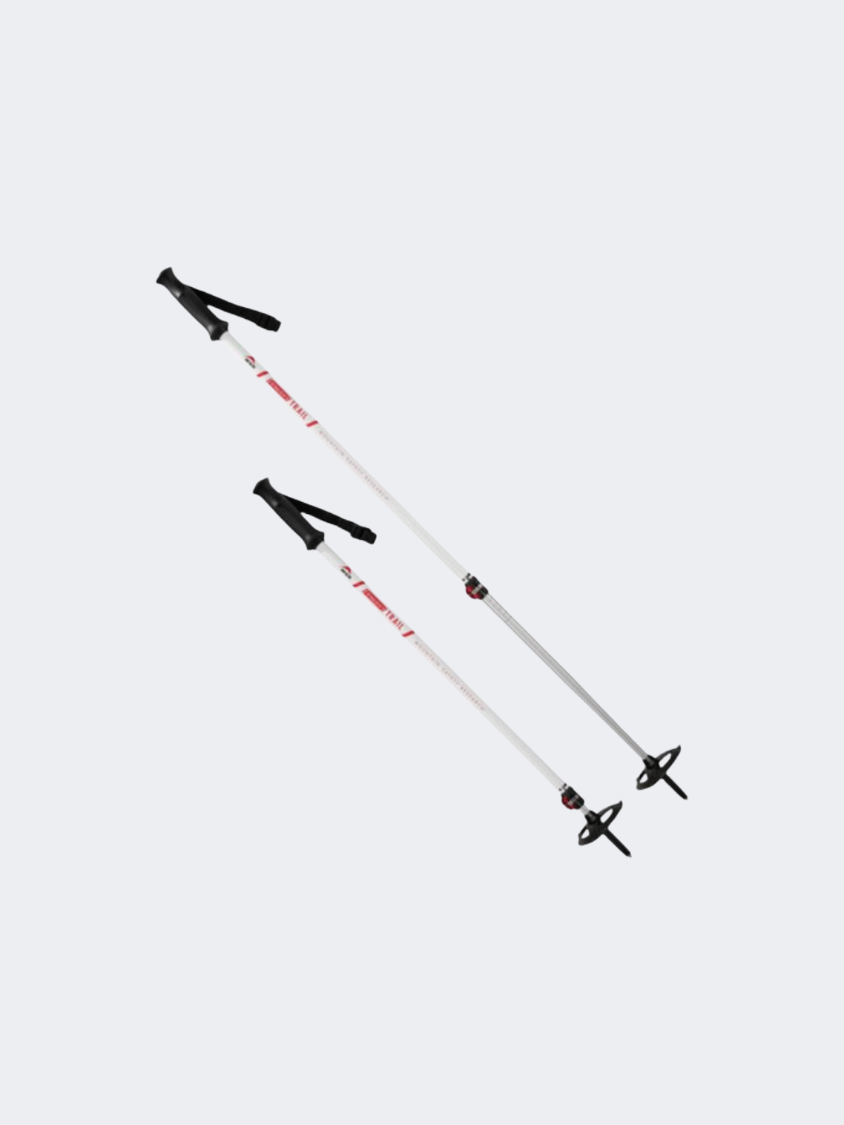 MSR Dynalock Trail 2 Snow Shoeing Pole White/Red/Black